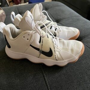 Nike React Hyperset White Black Gum light brown VolleyBall